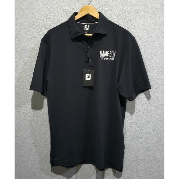 FootJoy Other - FootJoy FJ Golf Polo Shirt Size Large L Black Performance Stretch W/ Chest Logo